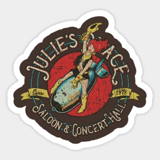 Julie's Place Sticker